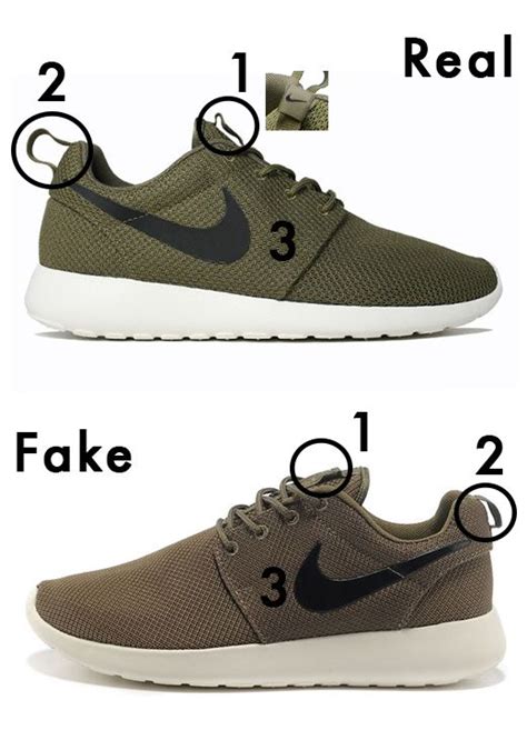 nike roshe fake vs real|How to Spot Fake Nikes: 10 Tips for Authenticating Your Sneakers.